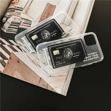 Load image into Gallery viewer, American Express Card Transparent Phone Case