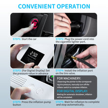Load image into Gallery viewer, Portable Air Compressor Pump for Car, Motorcycles ,Bicycles, Ball, Toys ...
