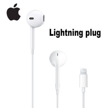 Load image into Gallery viewer, original Apple Earpods Plug &amp; Lightning In-ear Earphones Sport  For IPhone/ IPad Android
