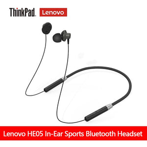 Lenovo Earphone Bluetooth 5.0 Wireless Headset Magnetic Neckband Earphones