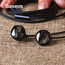 Load image into Gallery viewer, Baseus 6D Stereo In-ear Earphone Headphones Wired Control Bass Sound Earbuds for iPhone Xiaomi Huawei 3.5mm Type c Earphones
