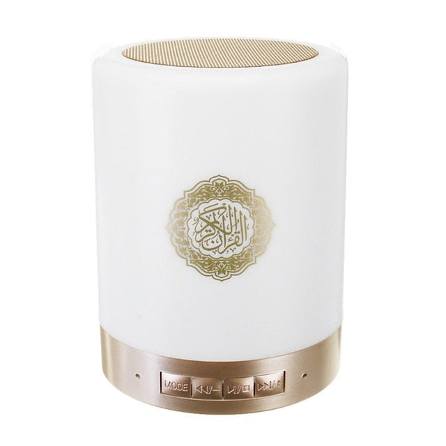Bluetooth Speaker Colorful Led Light Quran Reciter Muslim Speaker Support Mp3 Fm  Card Radio