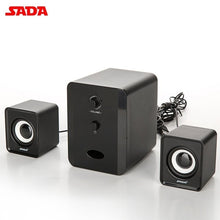 Load image into Gallery viewer, Bass Stereo Music Player Subwoofer Sound Box for Desktop Laptop Phone
