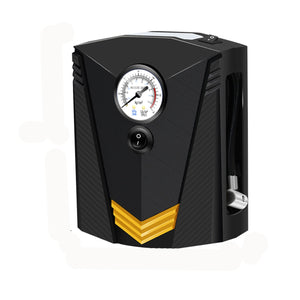 a useful Portable Car Air Compressor  with 12V Digital Tire Inflator Air Pump For for example Cars,Motorcycle, Bike, ball, Toys ...