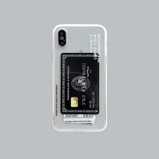 American Express Card Transparent Phone Case